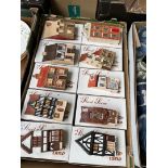 A complete set of 10 Lilliput Lane Street Scene houses - all boxed and in original packing