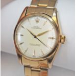 A Rolex Oyster Perpetual Chronometer, circa 1930s, ref. 6334, cal. 630, gold plated case, diam. 34mm