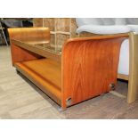 A G-Plan teak and glass coffee table