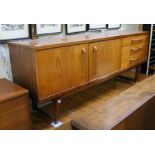 A retro teak sideboard, length 184cm.