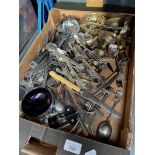 A box of flatware.