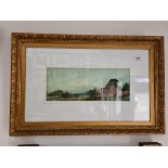 Early 20th Century School, landscape, watercolour, indistinctly signed 'P Hinds'.