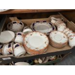 Vintage bone china tea wares made in England - 2 designs appx 42 pieces