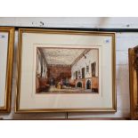 Att. Samuel Read (1816-1883), "The Great Hall, Knowle, Kent" after Joseph Nash, watercolour,