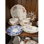 Royal Crown Derby - 1128 Imari plate, a Mikado plate, and 7 items of Derby Posies