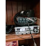 Two CB radios, a Midland 3001 and a Karinna KSB-18 with field strength tester and a long range