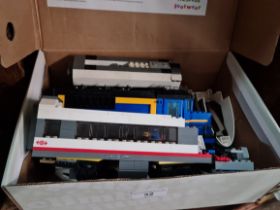 A box of motorised Lego.