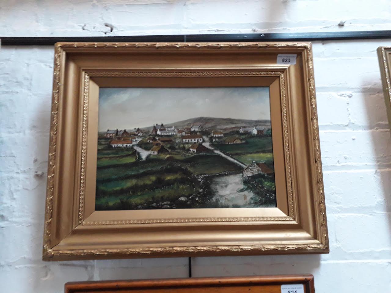 J Downey, "Craig Neash" Isle of Man, oil on canvas, 34cm x 24cm, signed and dated 1909, title to