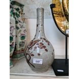 A Chinese crackle glaze porcelain vase, height 30cm.
