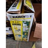 A Karcher K2 pressure washer.