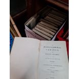 A box of antique Floricultural Cabinet books - approx 17.