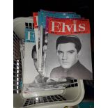Approx. 43 Elvis Monthly fanzines.