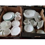 A Royal Doulton "Berkshire" part diner service, a Wedgwood part tea / coffee service and selection