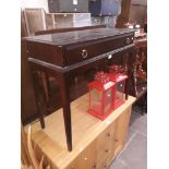 A Stag mahogany side table.