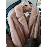 A honey mink jacket.