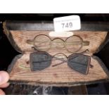 Two pairs of vintage spectacles.