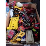 A box of diecast vehicles to include Matchbox & Corgi etc.