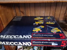 A vintage Meccano kit.