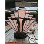 An Art Deco style lamp.