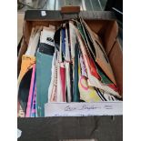 A box of 100 45's including Elvis, Rod Stewart, Cliff Richard etc