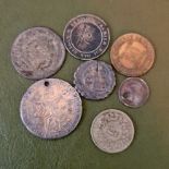 A small quantity of coins to include georgian & Victorian etc.