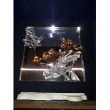 Swarovski - Wonders of the sea "Harmony" crystal figure, with box.