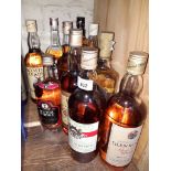 A selection of 10 alcoholic beverages to include Glen Rossie, Doble-V, Royal Garden, High