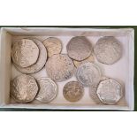 Assorted modern coins including various commemorative 50ps etc.