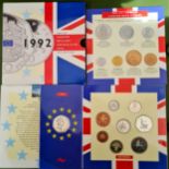 The Royal Mint United Kingdom 1992 brilliant uncirculated coin collection