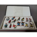 A selection of 1930s lead animal figures.