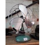 A circa 1950s vintage Frost & Co electric fan.