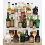 29 assorted mainly scotch whisky miniatures including early (low level) examples of Glenfiddich,