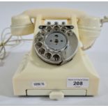 A cream bakelite GPO telephone no. 164 54.