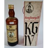 King George IV blended scotch whisky with original box.