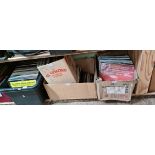 Four boxes of records, mostly classical.