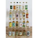 24 assorted scotch whisky miniatures comprising mainly sporting and novelty.