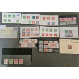 A collection of Jersey & Guernsey stamps to include some mint.