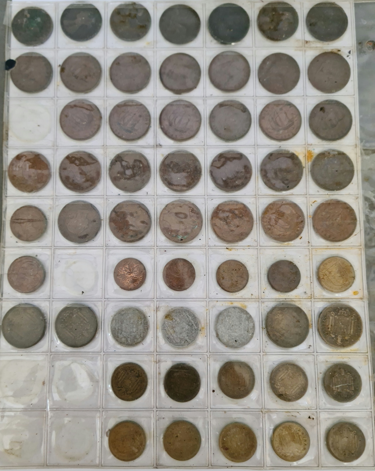 A box of mainly GB coins to include a silver thaler & an 1895 crown etc. - Bild 5 aus 8