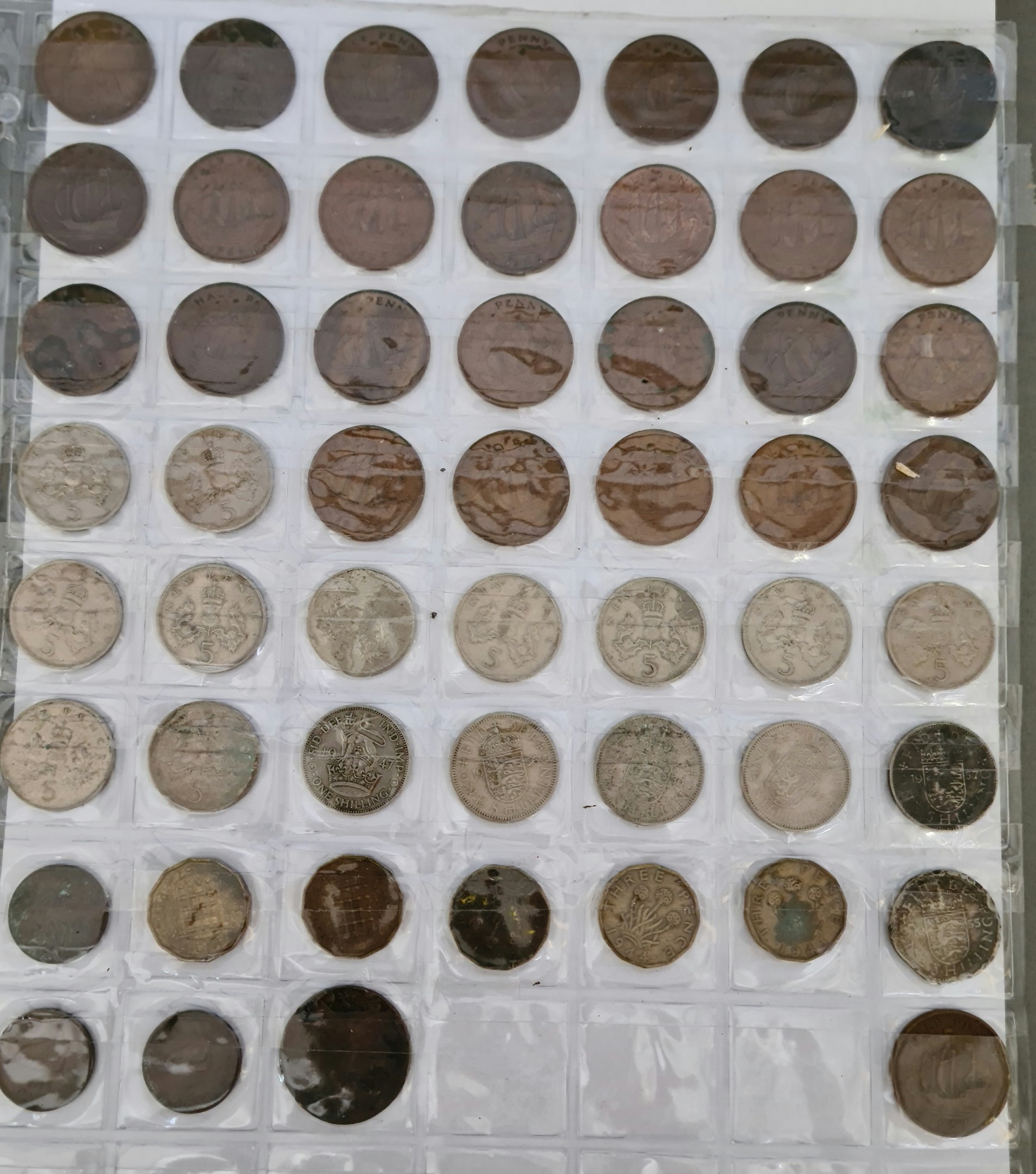 A box of mainly GB coins to include a silver thaler & an 1895 crown etc. - Bild 3 aus 8