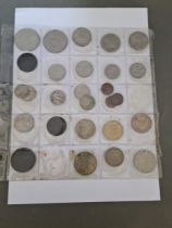 A box of world coins