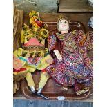 A pair of Eastern puppets.