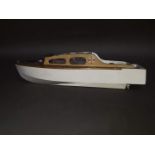 A remote control model boat, length 63cm.