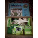 A collection of Subbuteo, various football teams, Test Match Edition etc.