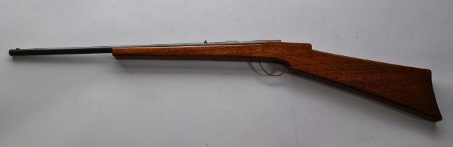 A vintage rifle marked CAL 6m/m GLATT, VICTOR, Flooert, VICTOR MOD 1/2, 93cm long, as found (BUYER