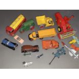 A quantity of assorted Dinky Toys die-cast vehicles.