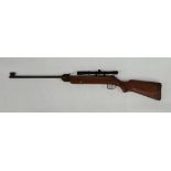 A .22 calibre air rifle with 3-7x20 sight, 104cm long (BUYER MUST BE 18 YEARS OLD OR ABOVE AND