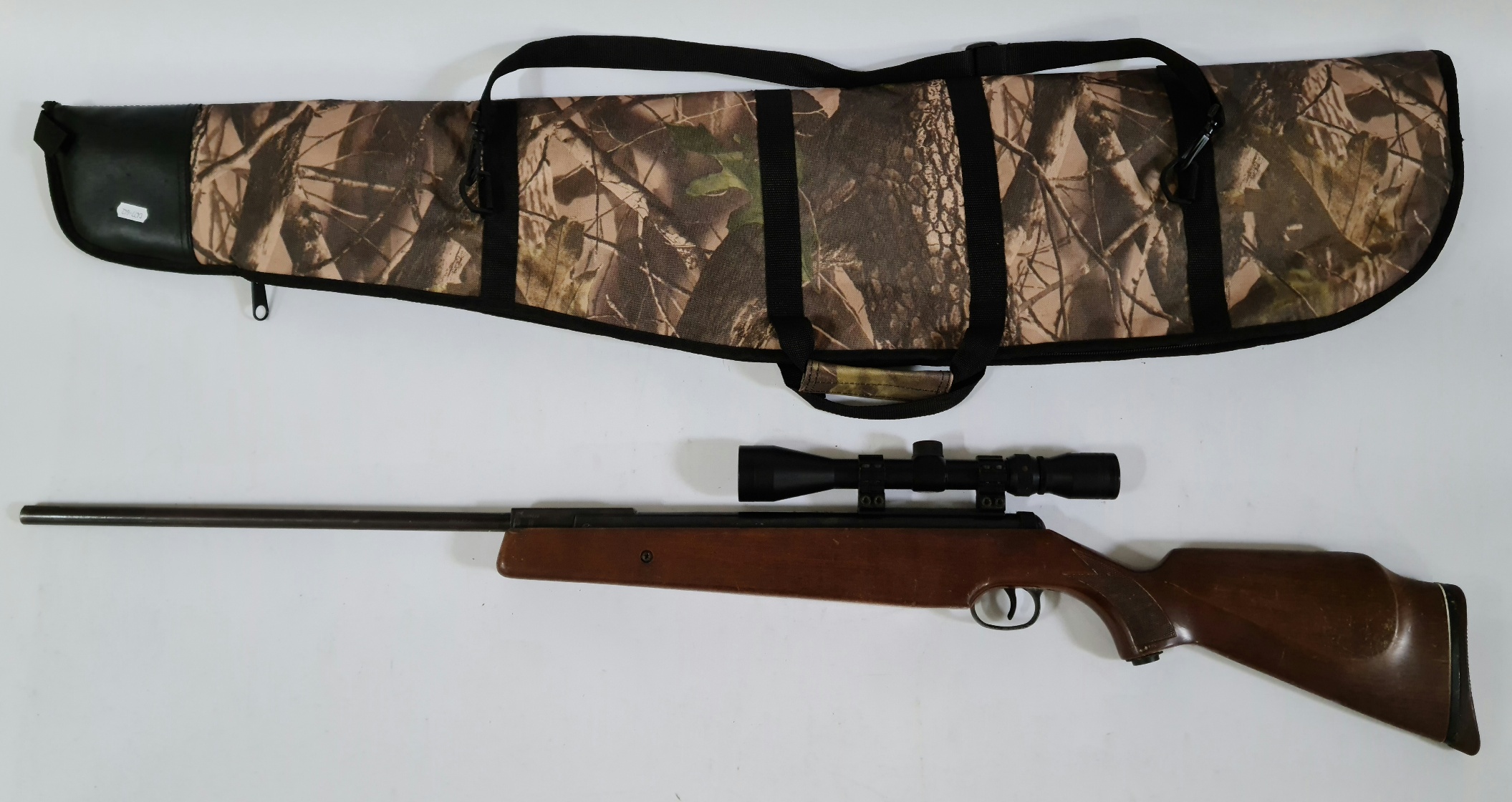 A Diana MOD. 38 .22 calibre air rifle with Nikko Stirling Mountmaster 3-9x40 sight, serial no.