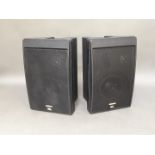 JBL Control 5 speakers together with Gale speaker stands.