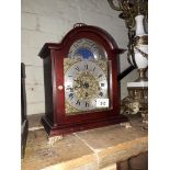 A German striking mantel clock.