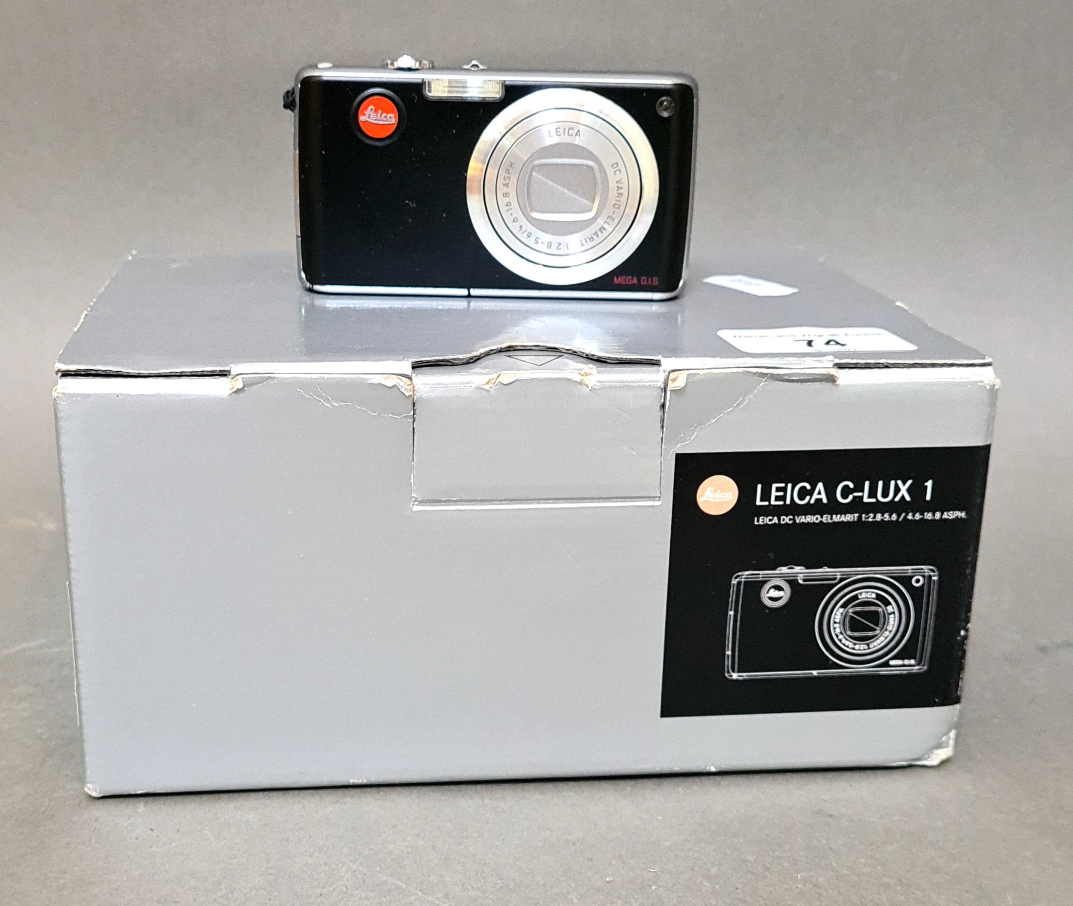 A Leica C-Lux 1 digital compact camera with Leica digital camera software V5.0 CD, Leica 64 MB SD
